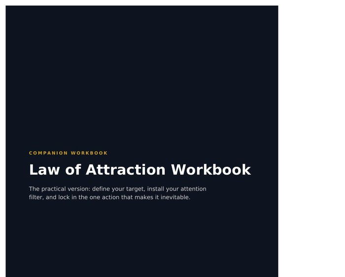 Cover preview of the Law of Attraction Companion Guide